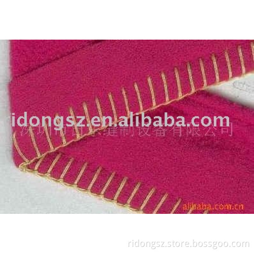 Sample stitch of 1 stitch overlock machine